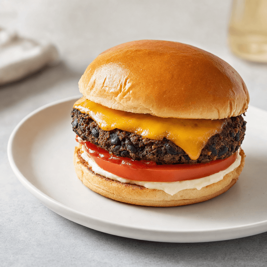 Classic Black Bean Cheeseburger recipe combo
