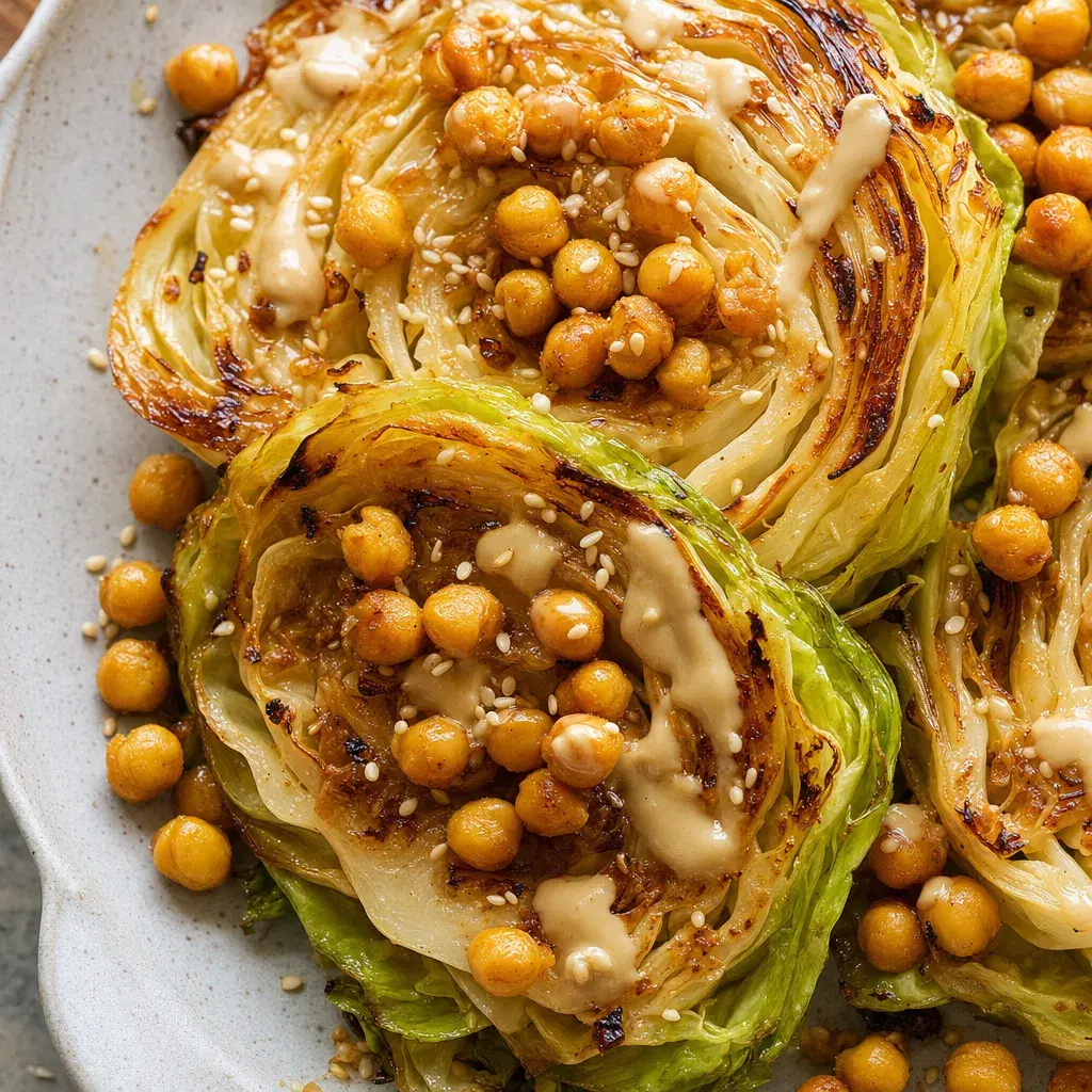 Miso Maple Cabbage Steaks recipe combo