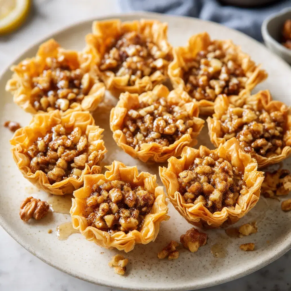 Greek Honey Walnut Baklava Cups recipe combo