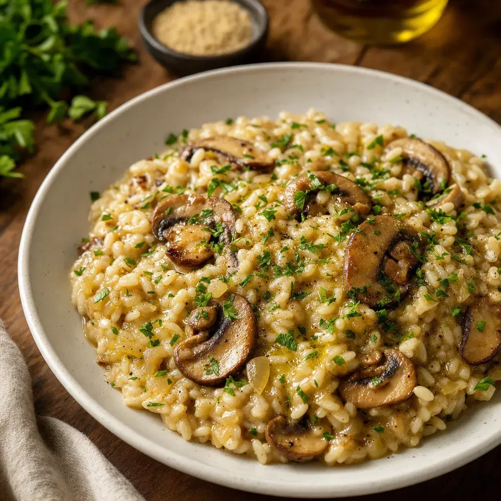 Mushroom Risotto recipe combo
