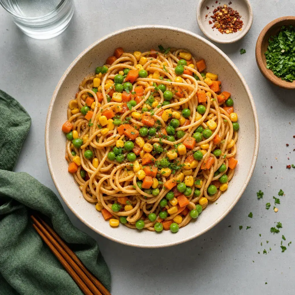 Pea Corn Noodle Bowls recipe combo