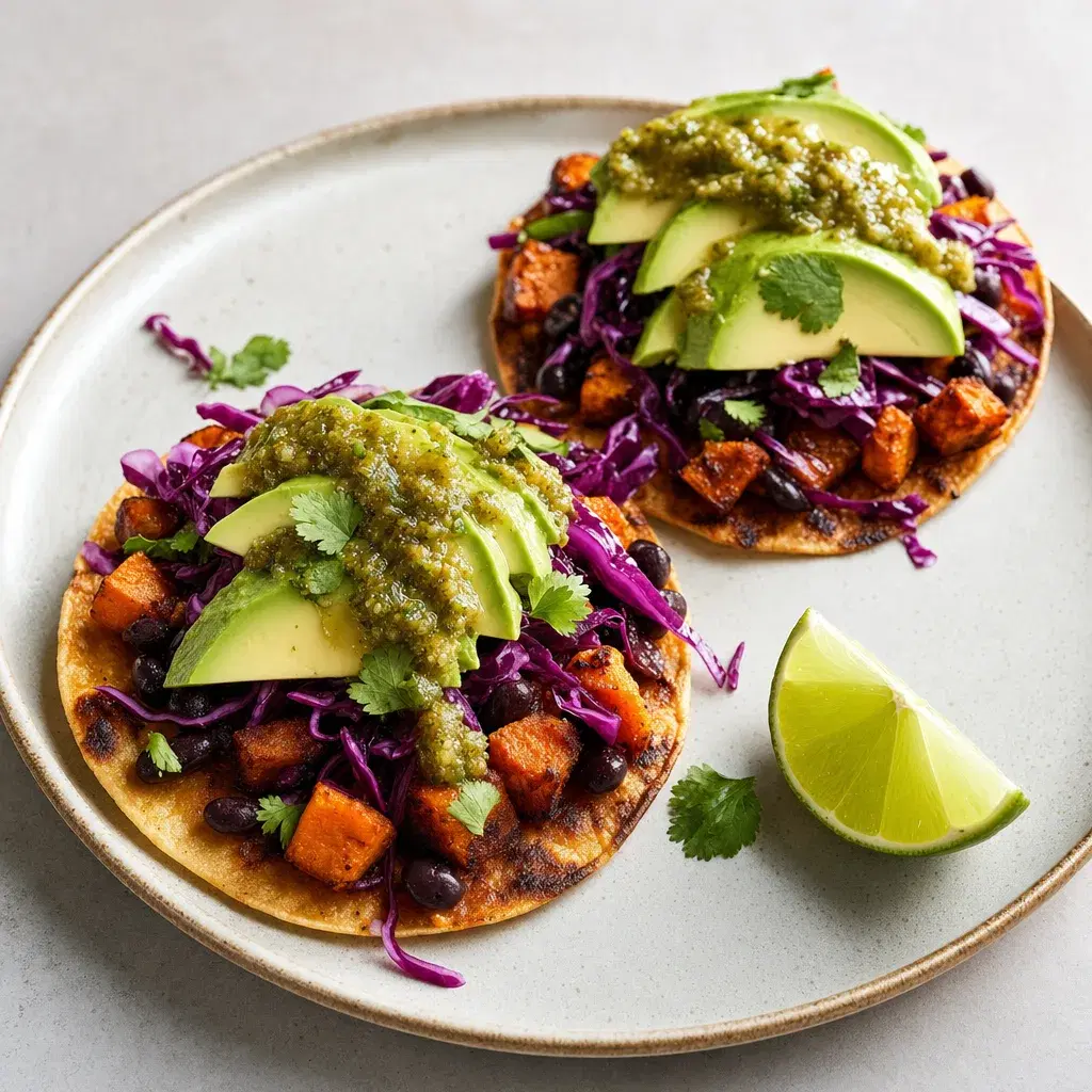 Sweet Potato Black Bean Tostadas recipe combo