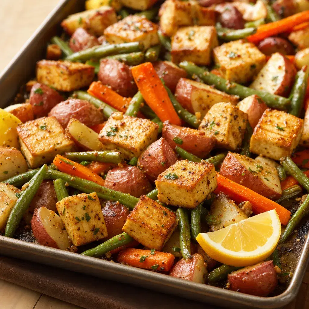 Dijon Tofu Potato Tray recipe combo