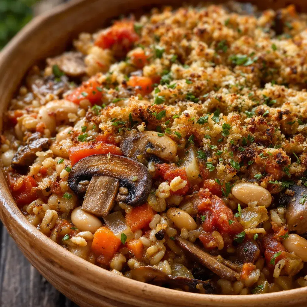 Mushroom Barley Cottage Bake recipe combo