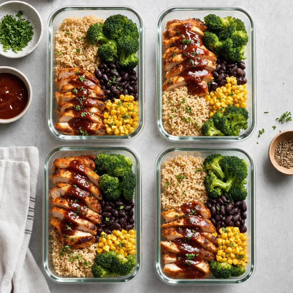 BBQ Chicken Meal Prep Bowls recipe combo
