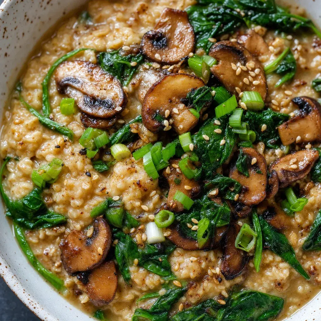 Savory Miso Mushroom Oats recipe combo