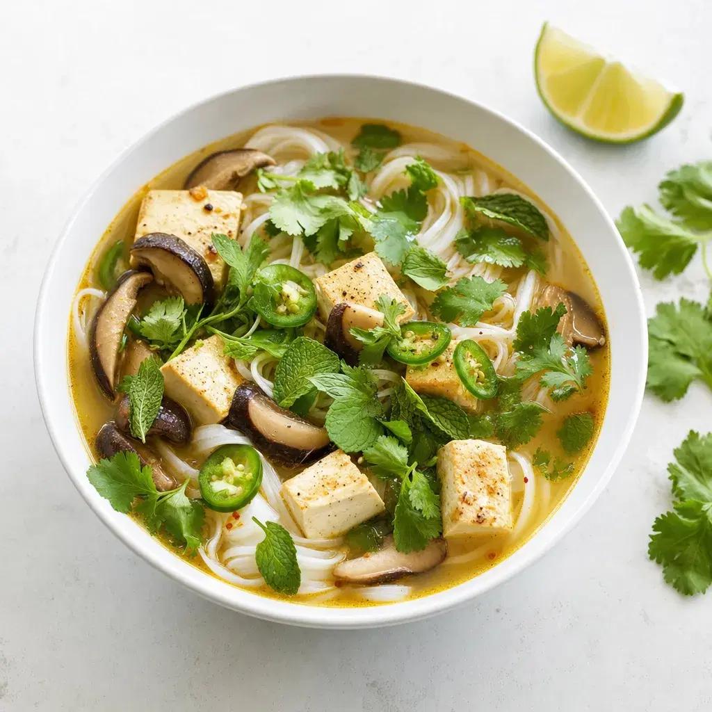 Vegetable Hue-Style Noodle Soup recipe combo
