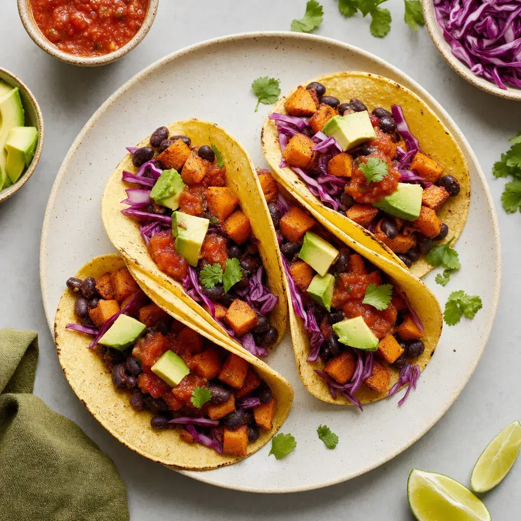 Black Bean Sweet Potato Tacos