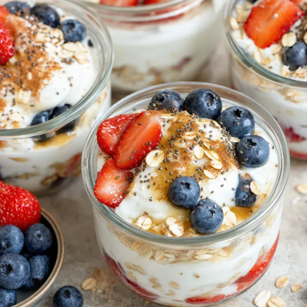Berry Yogurt Oat Parfaits recipe combo