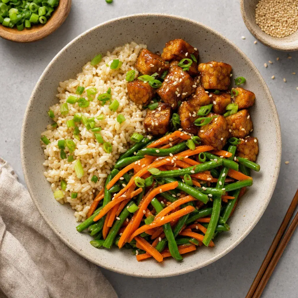 Tempeh Green Bean Bowls