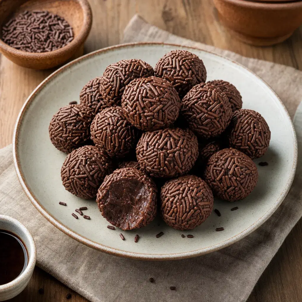 Brazilian Brigadeiro Chocolate Truffles recipe combo