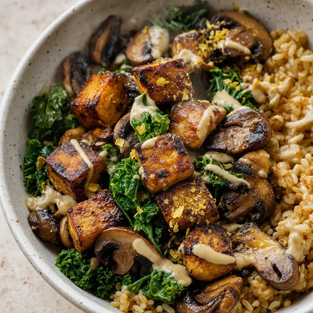 Tempeh Mushroom Breakfast Bowl recipe combo