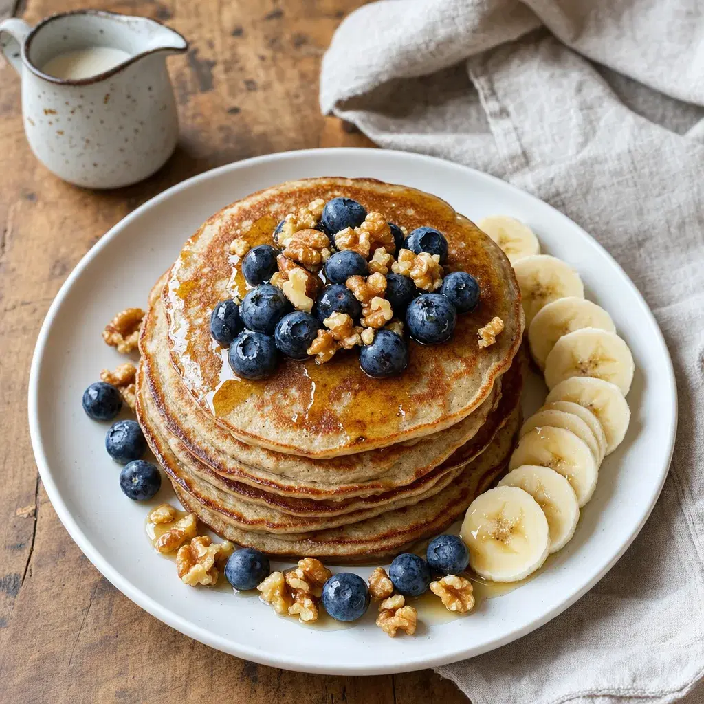 Oat Banana Blender Pancakes recipe combo