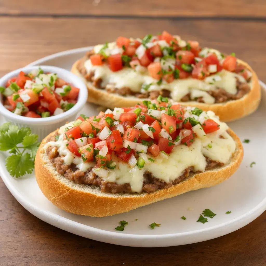 Molletes with Pico de Gallo recipe combo