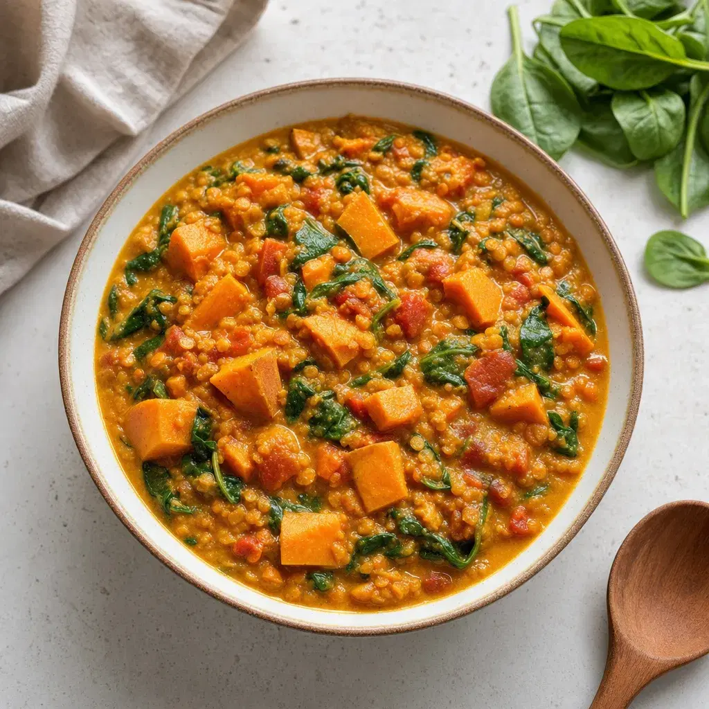 Red Lentil Sweet Potato Curry