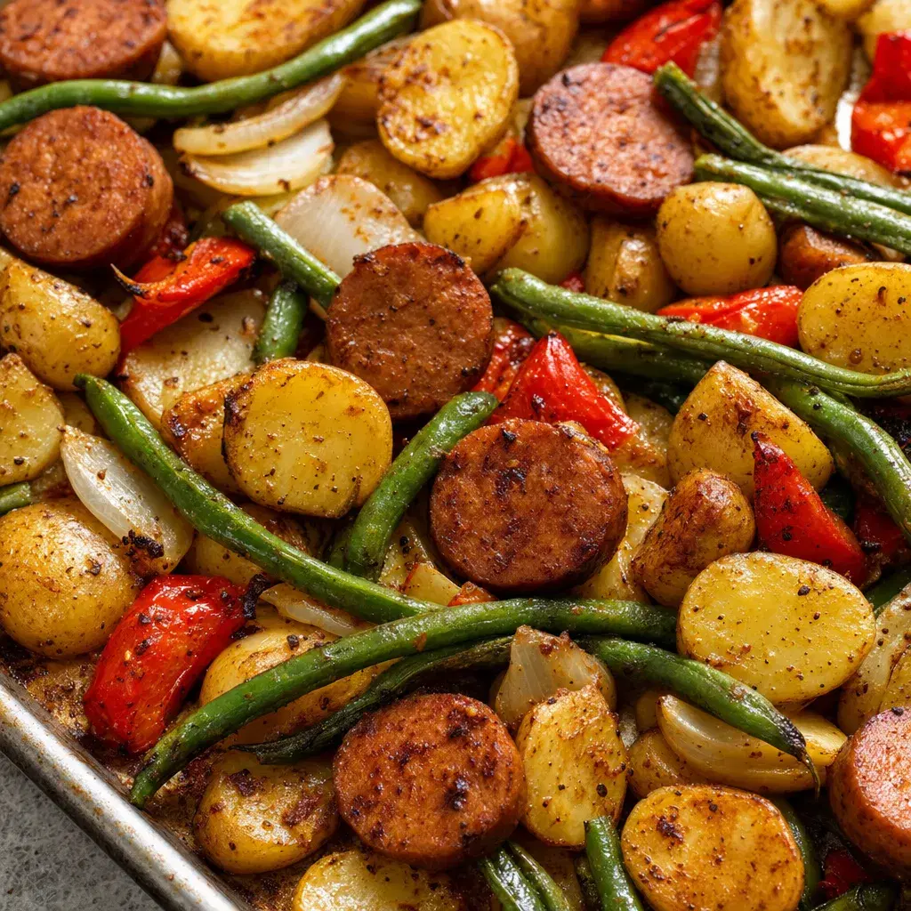 Sausage Potato Sheet Pan recipe combo