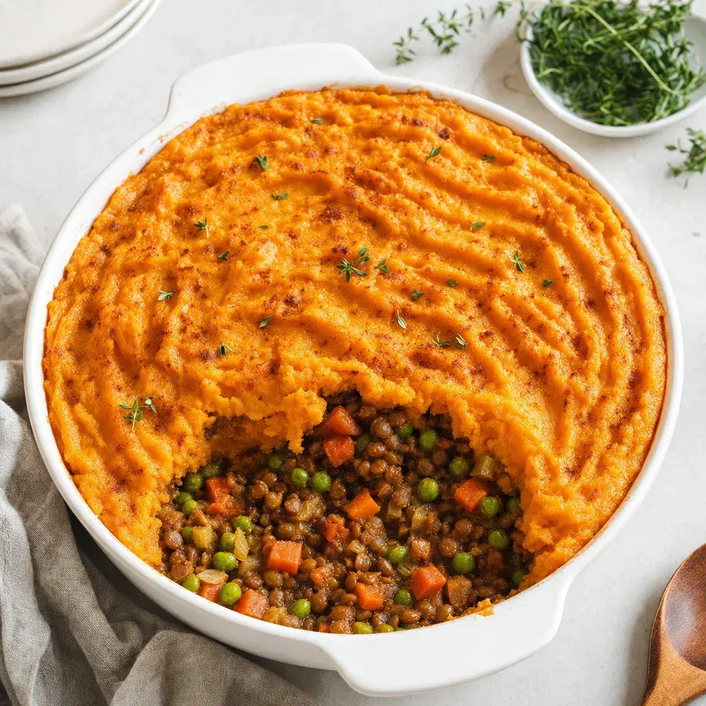 Lentil Sweet Potato Shepherd's Pie recipe combo