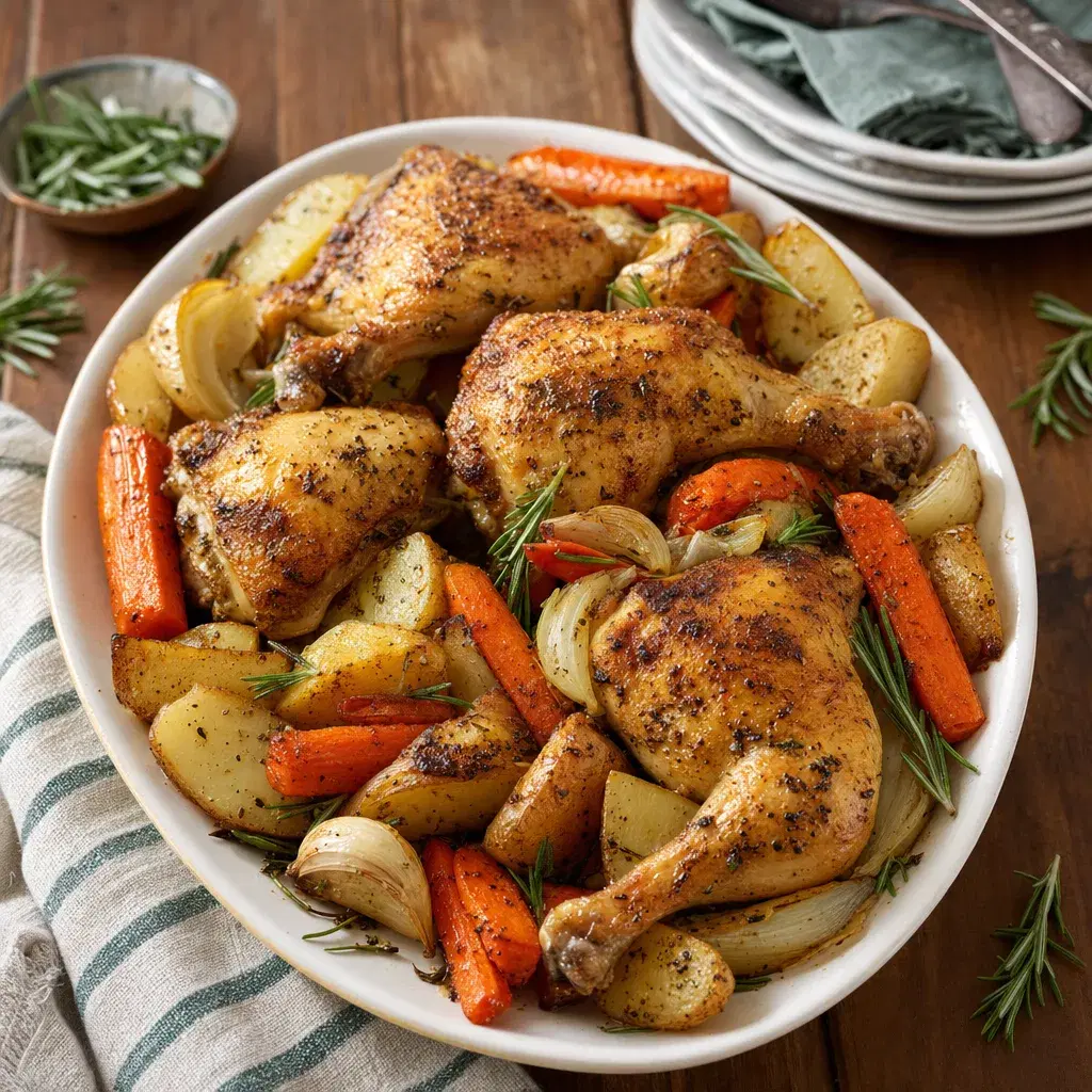 Herb Butter Roasted Chicken recipe combo