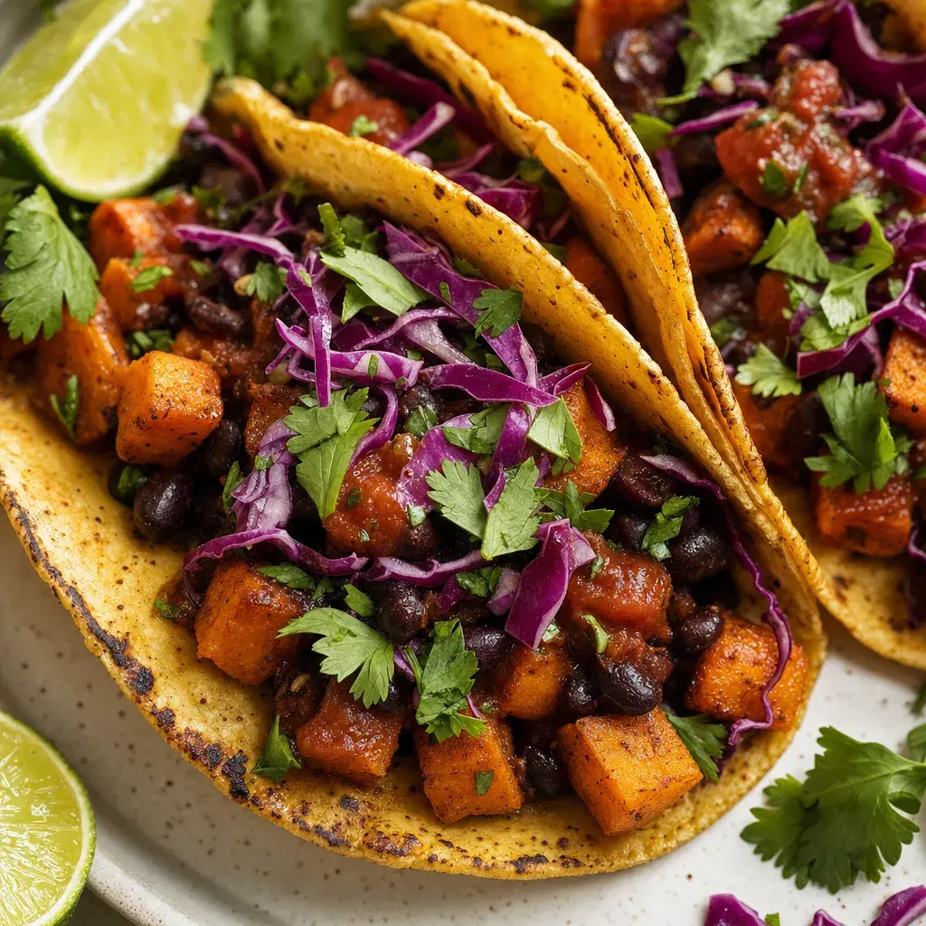 Black Bean Sweet Potato Tacos recipe combo