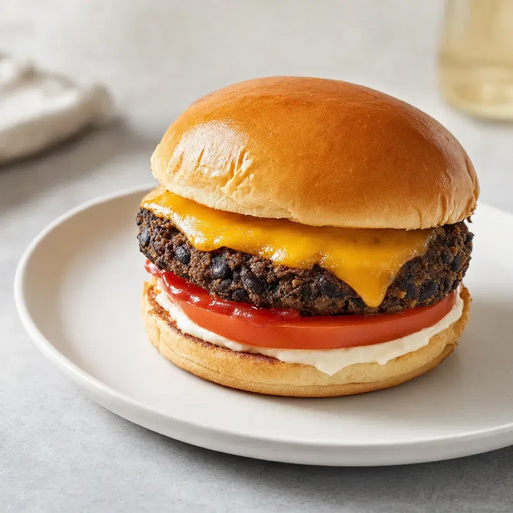 Classic Black Bean Cheeseburger recipe combo