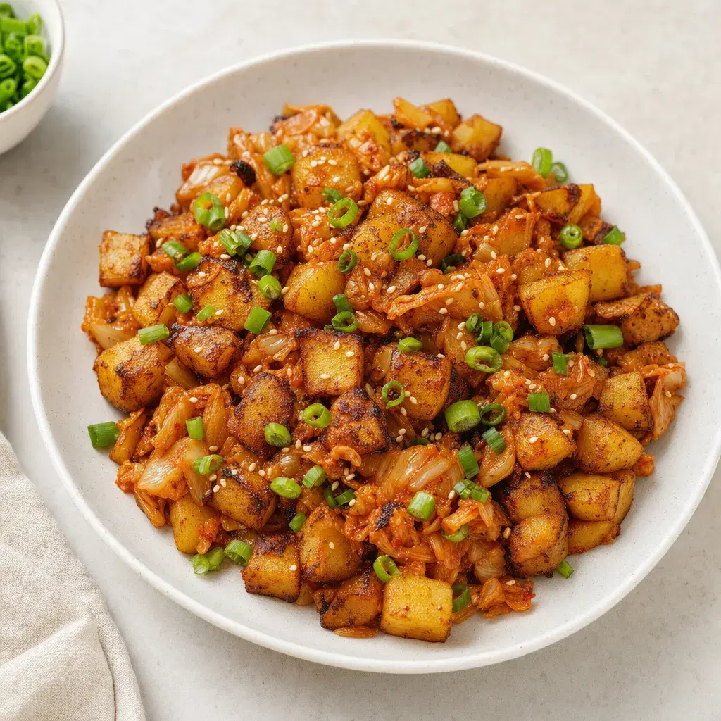 Kimchi Potato Breakfast Hash recipe combo