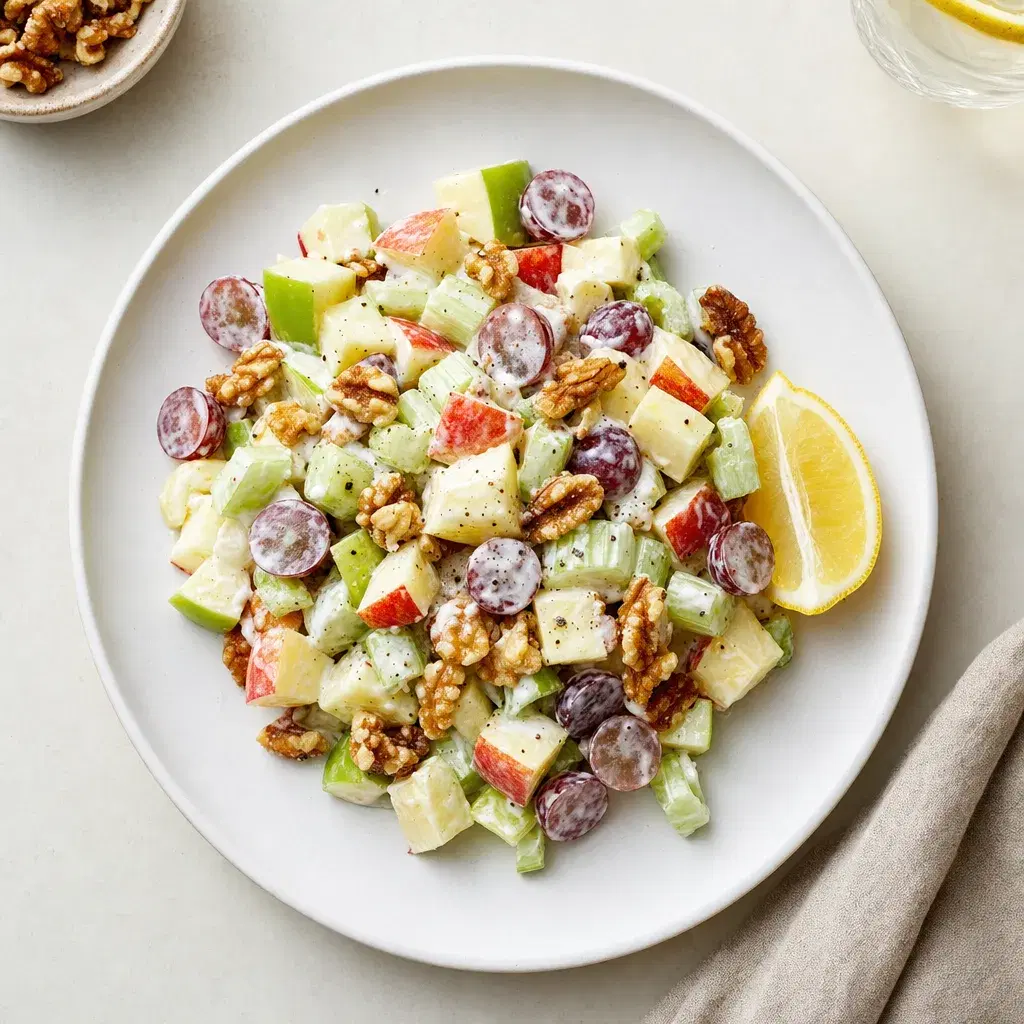 Waldorf Salad with Toasted Walnuts recipe combo