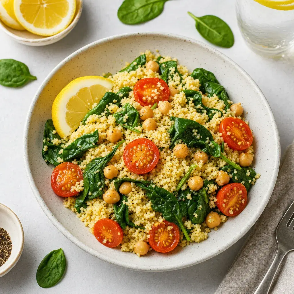 Spinach Tomato Couscous Bowls recipe combo