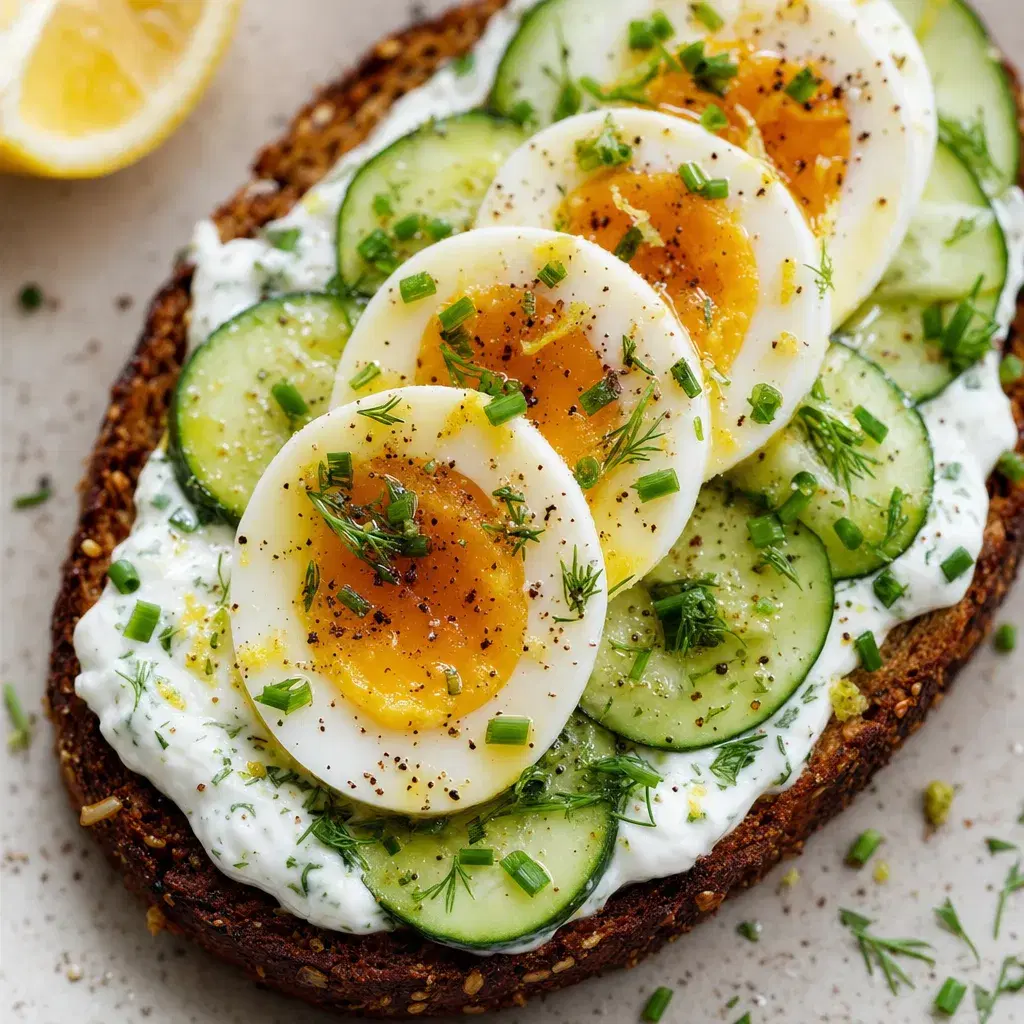 Jammy Egg Greek Yogurt Toast recipe combo