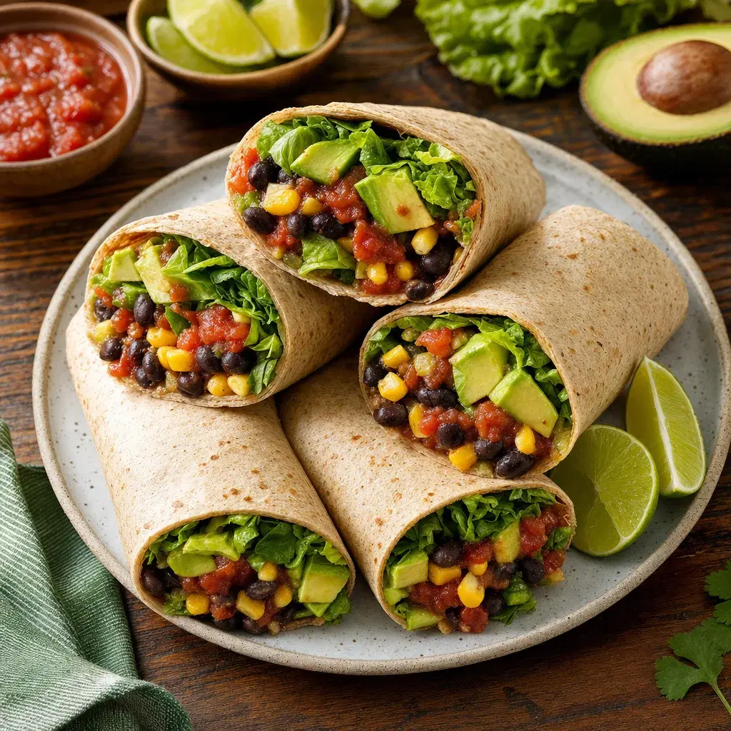 Black Bean Salsa Wraps recipe combo