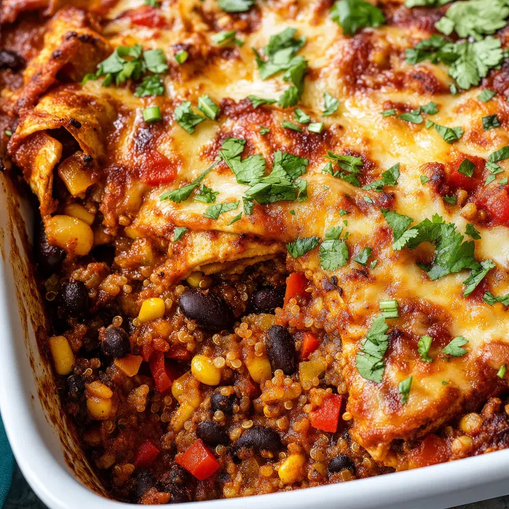 Black Bean Quinoa Enchilada Bake recipe combo