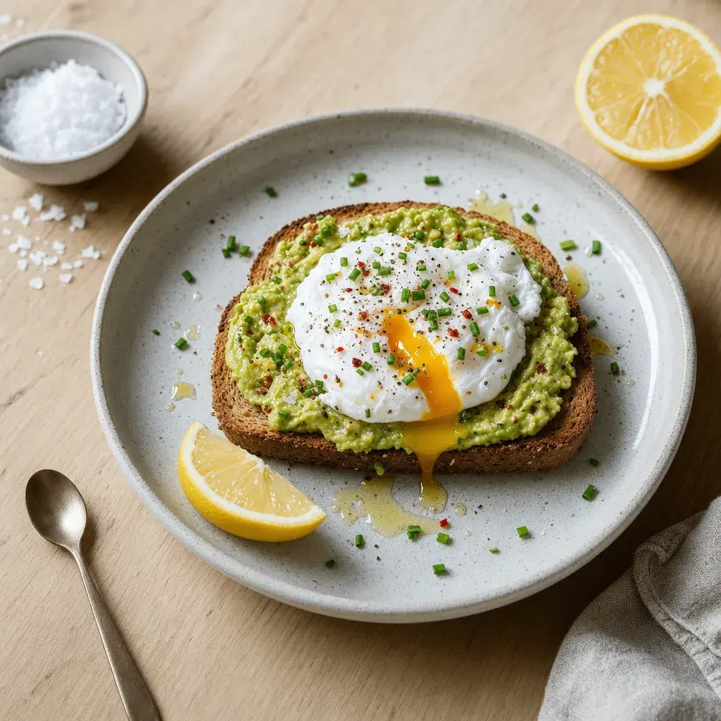 Avocado Toast with Poached Egg recipe combo