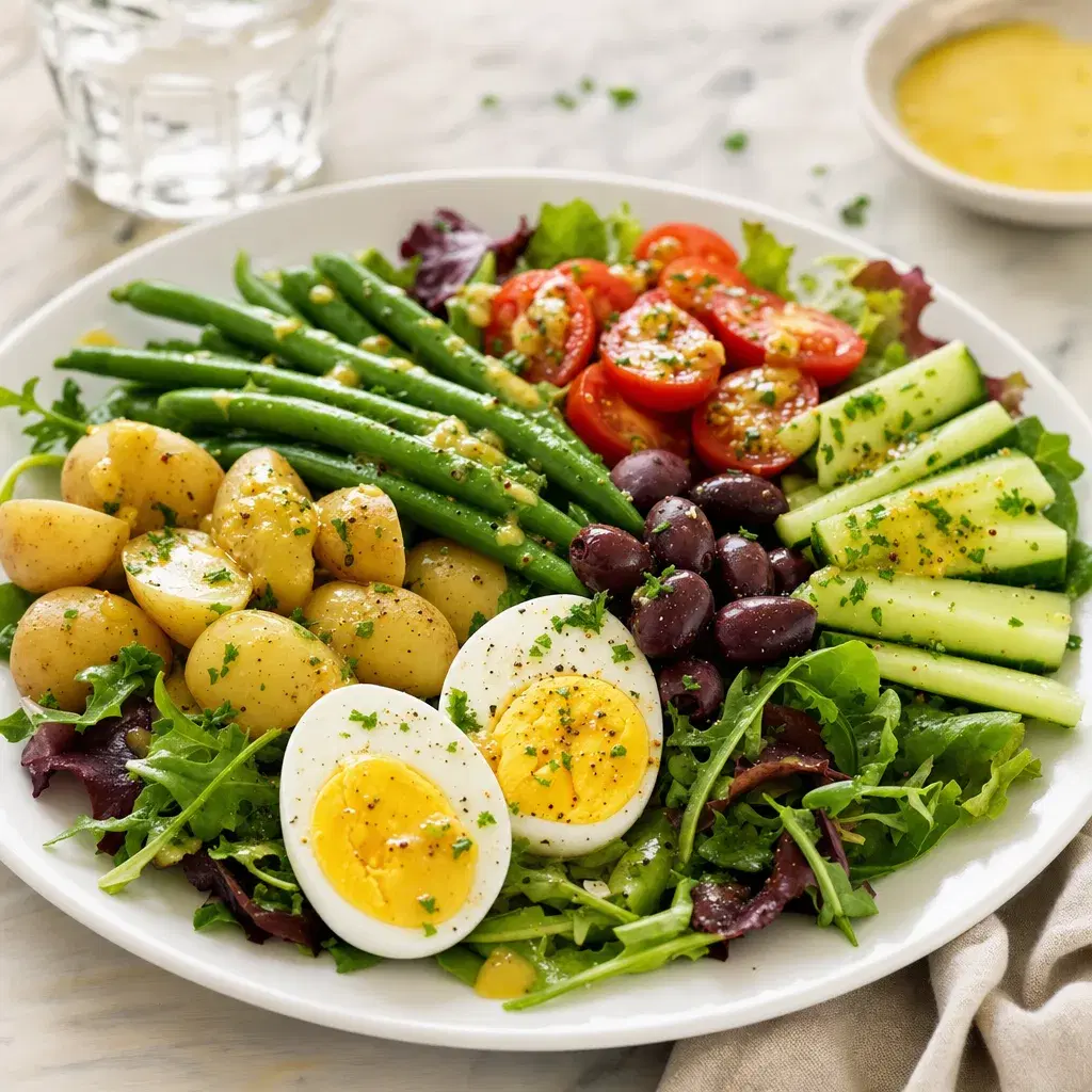 Vegetarian Salade Nicoise recipe combo