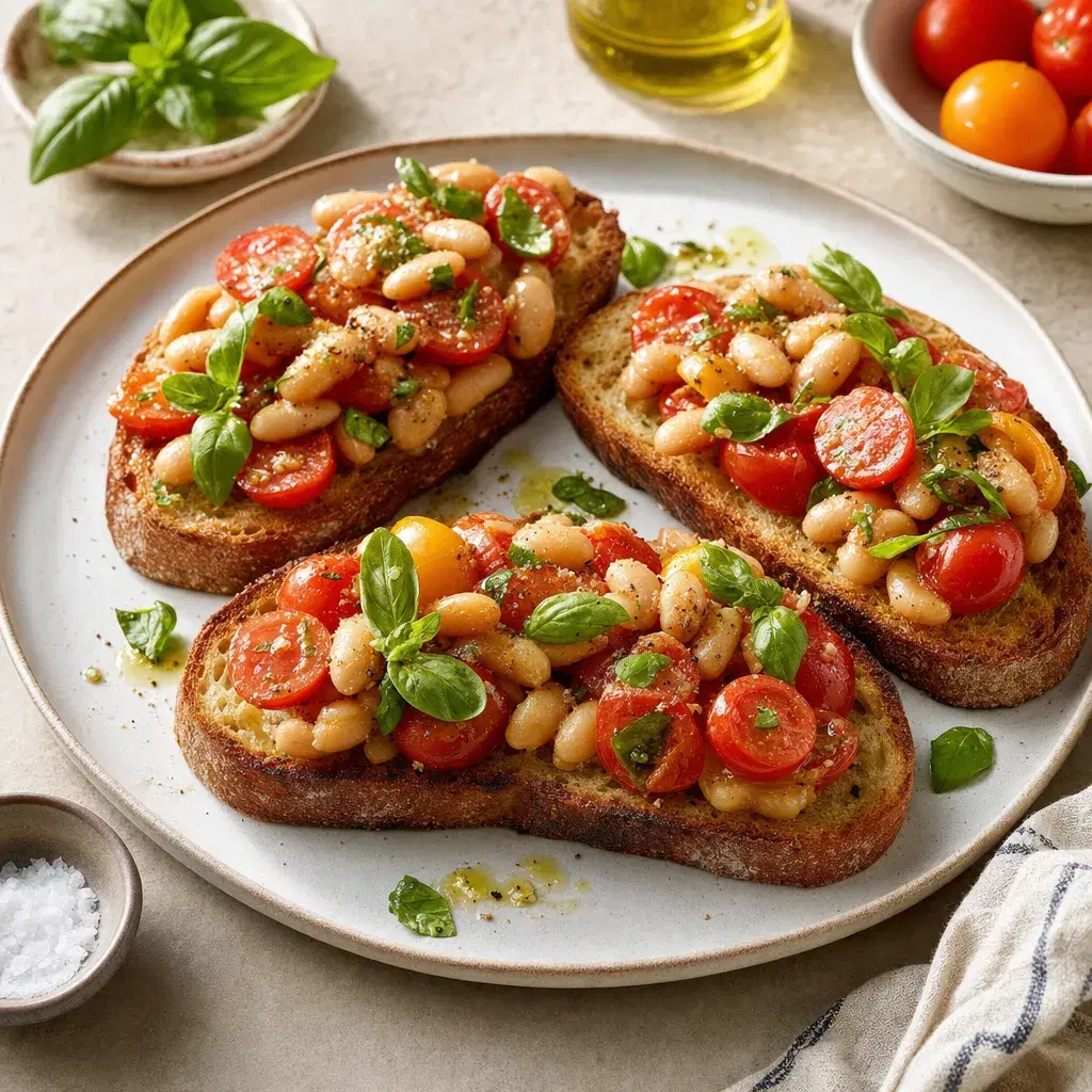 Tomato White Bean Toasts recipe combo