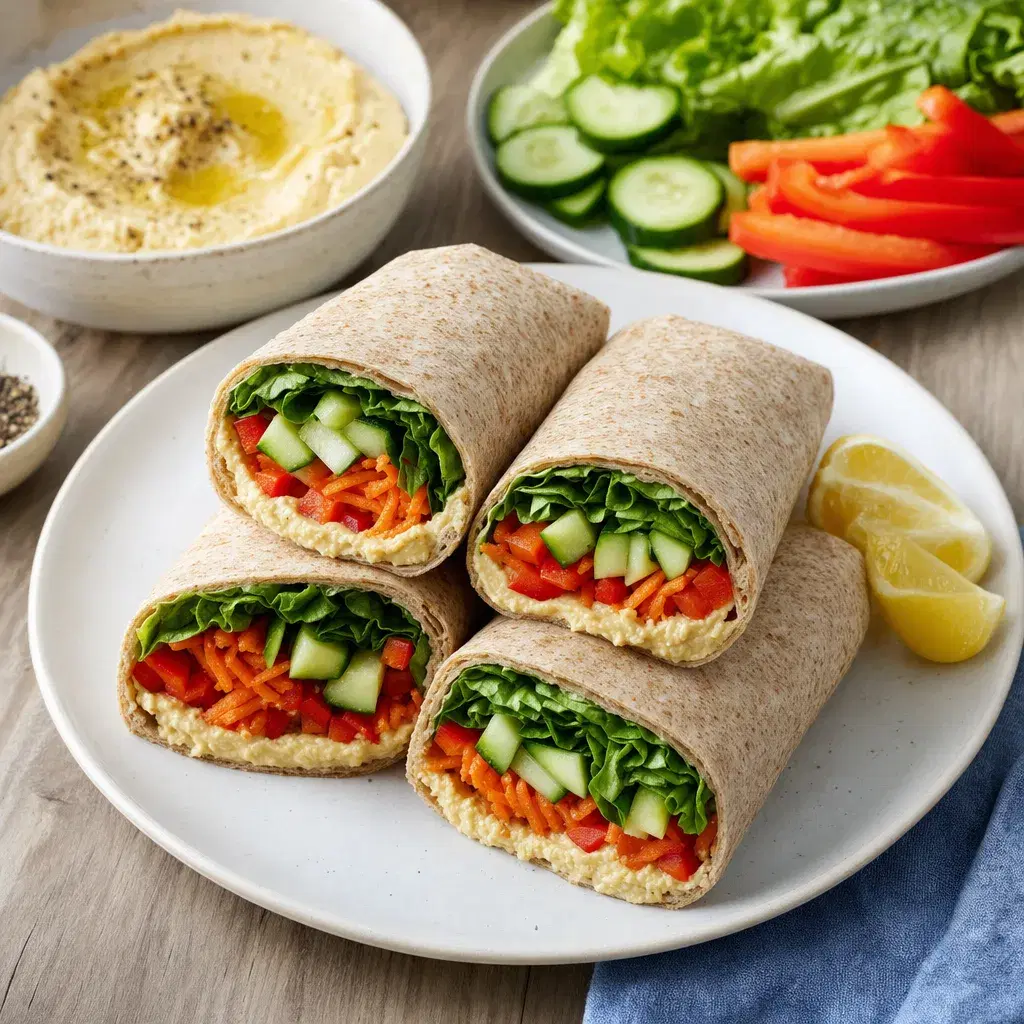 Hummus Veggie Wraps recipe combo