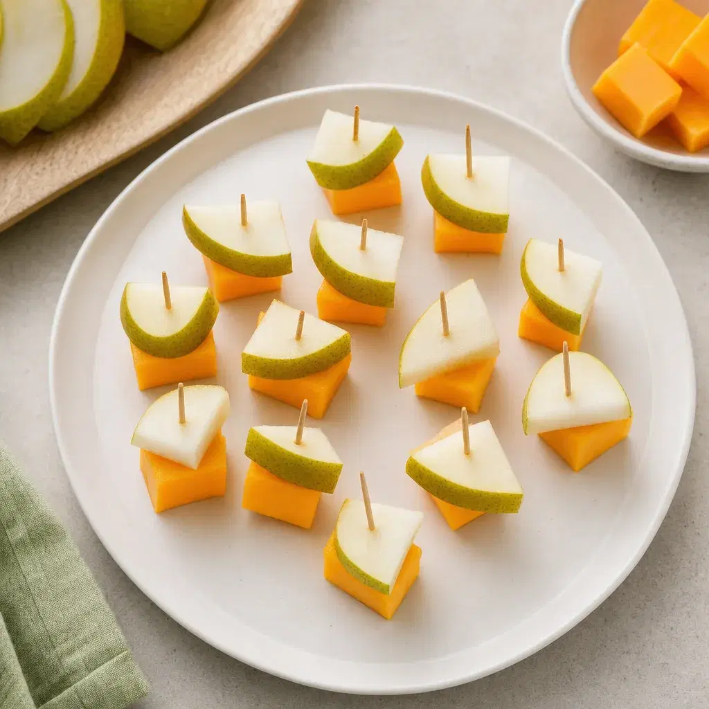 Pear Cheddar Bites recipe combo