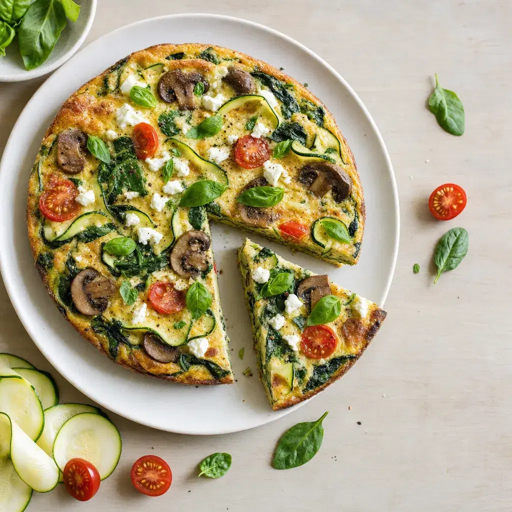Seasonal Vegetable Frittata recipe combo