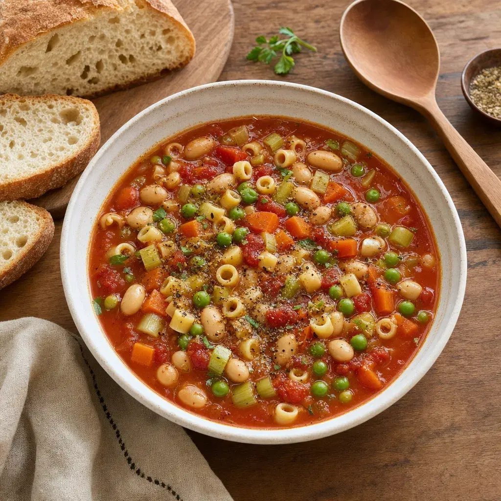 Green Pea and White Bean Minestrone recipe combo