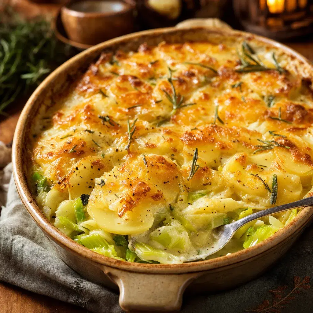 Potato Cabbage Cottage Gratin recipe combo