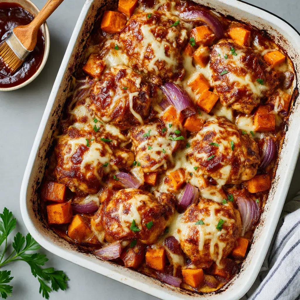 BBQ Chicken Sweet Potato Bake recipe combo