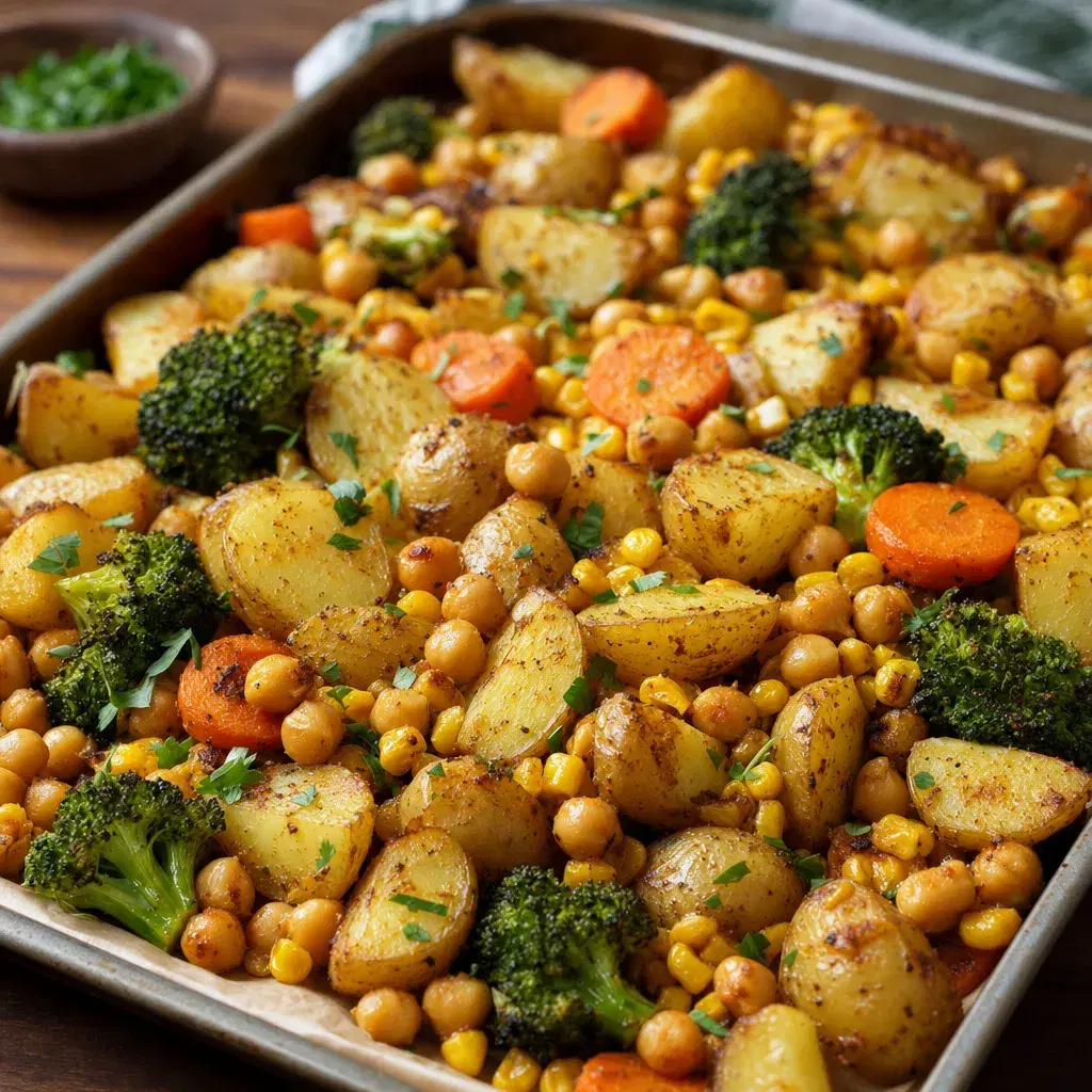 Sheet-Pan Potato Chickpea Dinner recipe combo