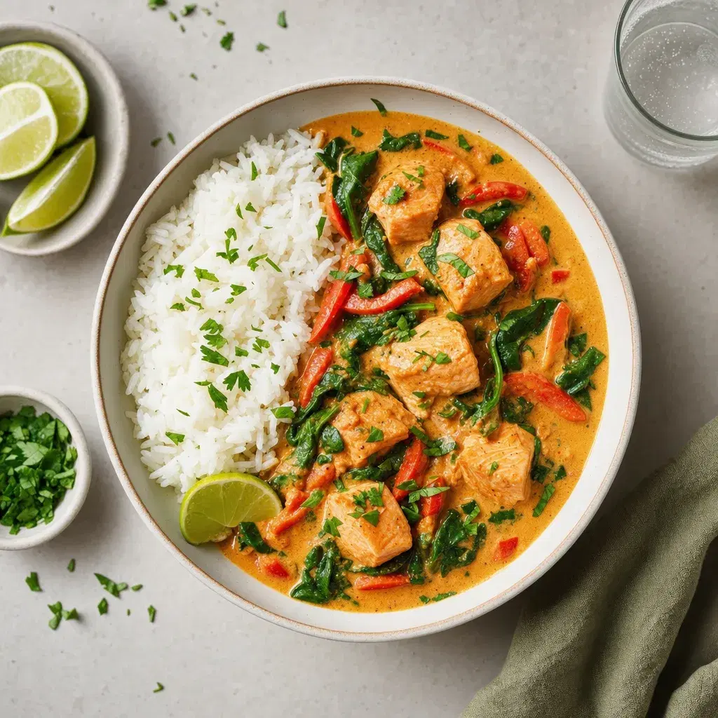 Coconut Salmon Curry recipe combo