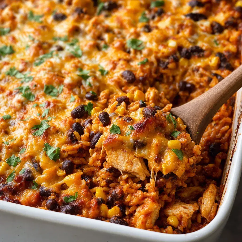 Chicken Enchilada Rice Bake recipe combo