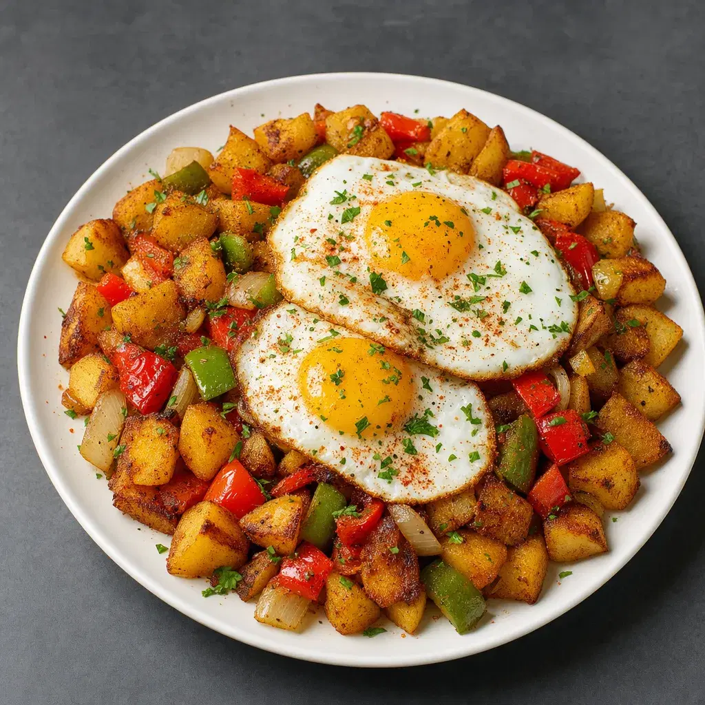 Breakfast Hash with Peppers and Potatoes recipe combo