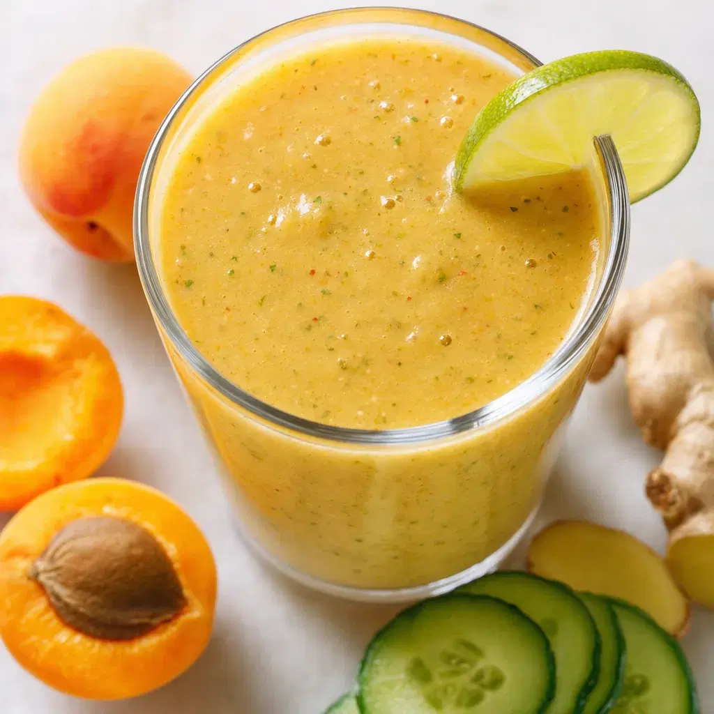 Apricot Cucumber Ginger Smoothie recipe combo