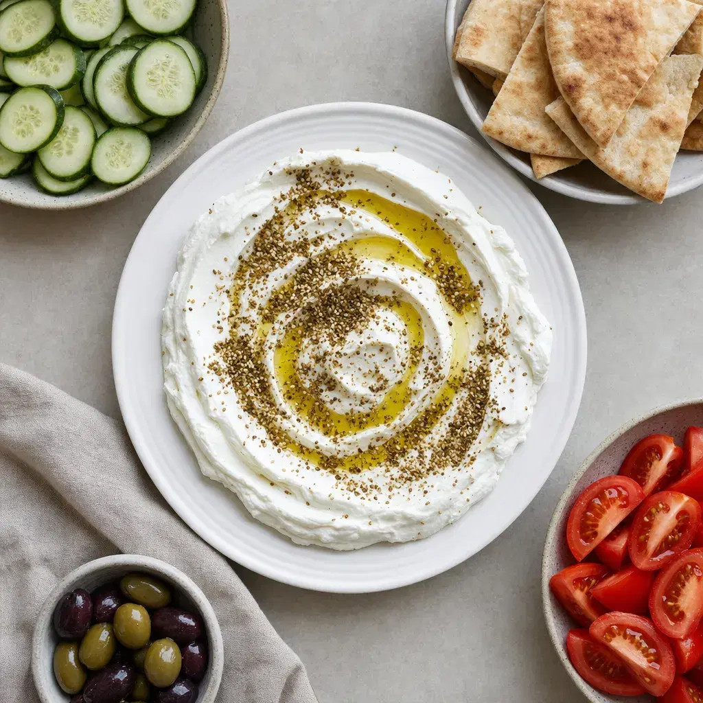 Levantine Labneh Breakfast Plate