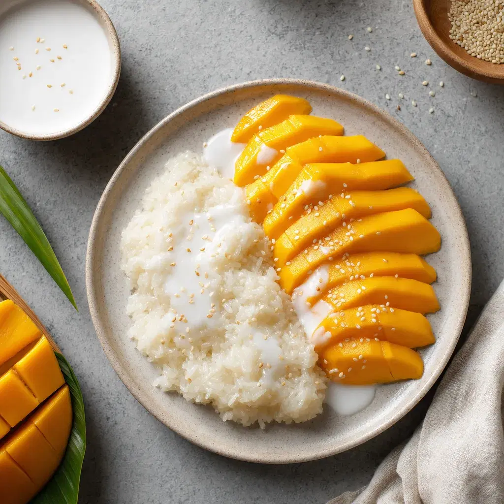 Thai Mango Coconut Sticky Rice recipe combo