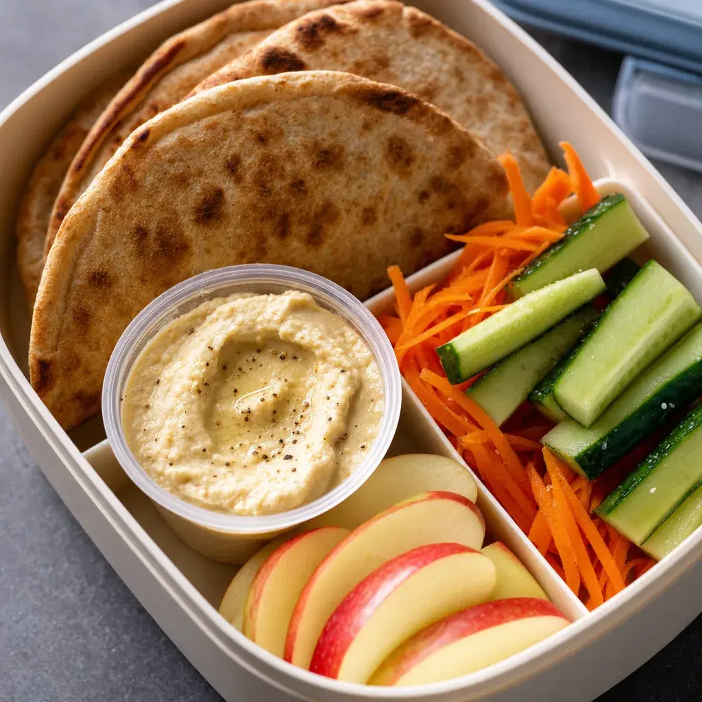 Hummus Pita Lunch Box recipe combo