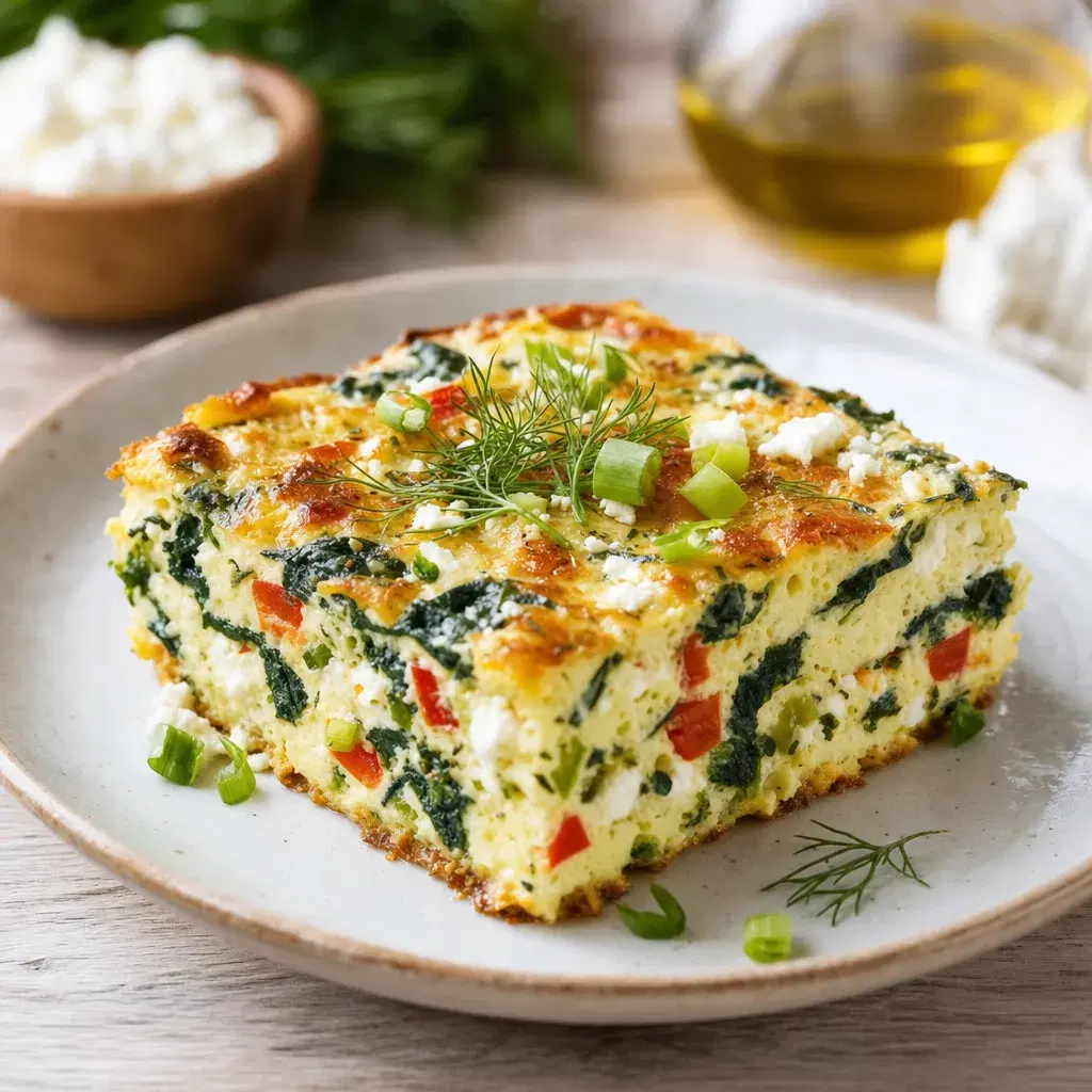 Spinach Feta Meal-Prep Egg Bake recipe combo