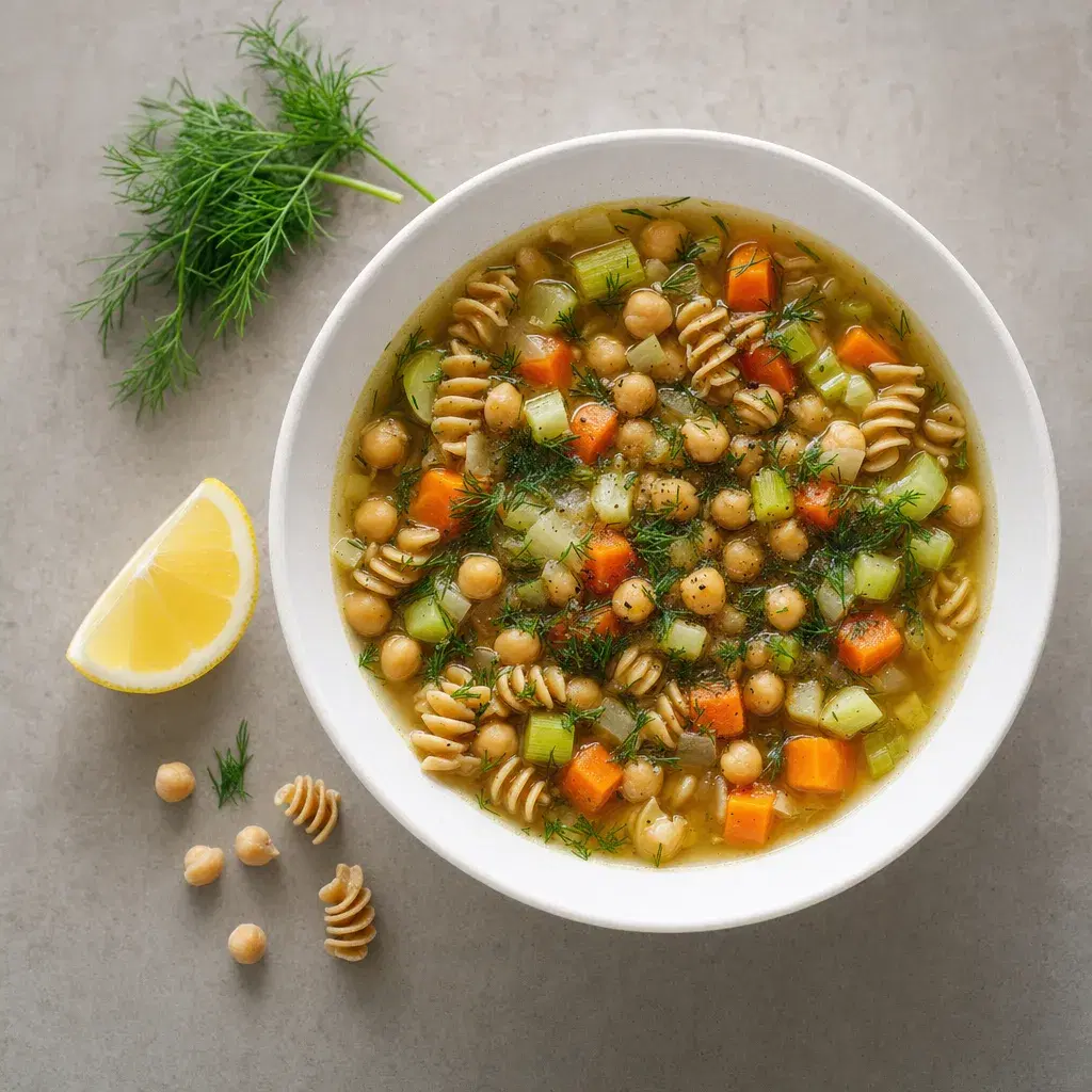 Chickpea Noodle Soup with Dill recipe combo