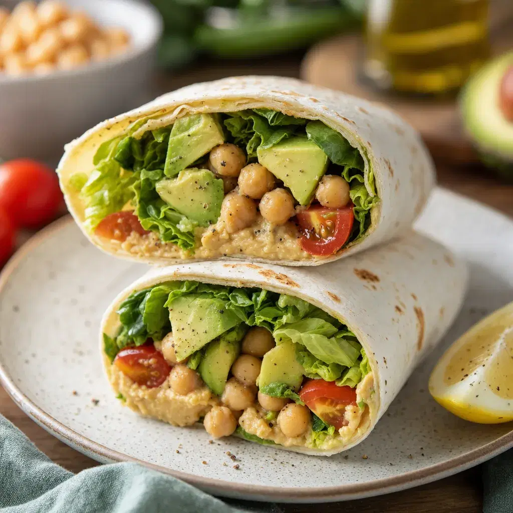 Chickpea Avocado Wraps recipe combo